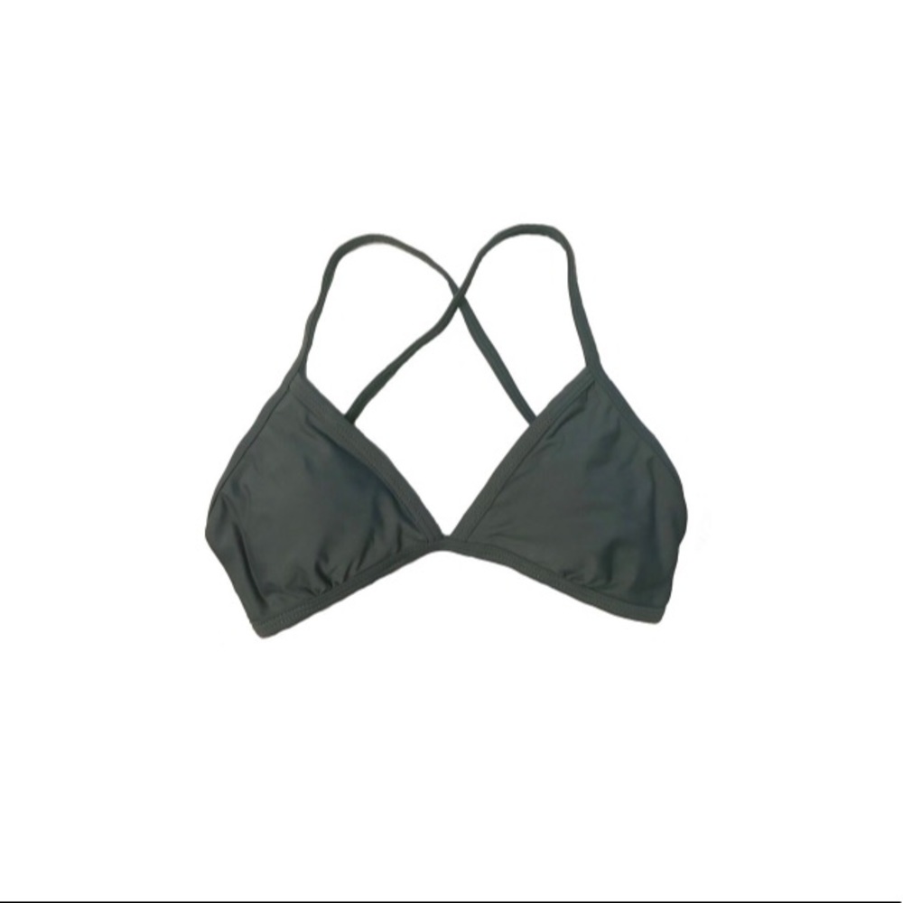 AMA bikinis Tobi top Noche Gray sporty Small 🌞 - Picture 4 of 5